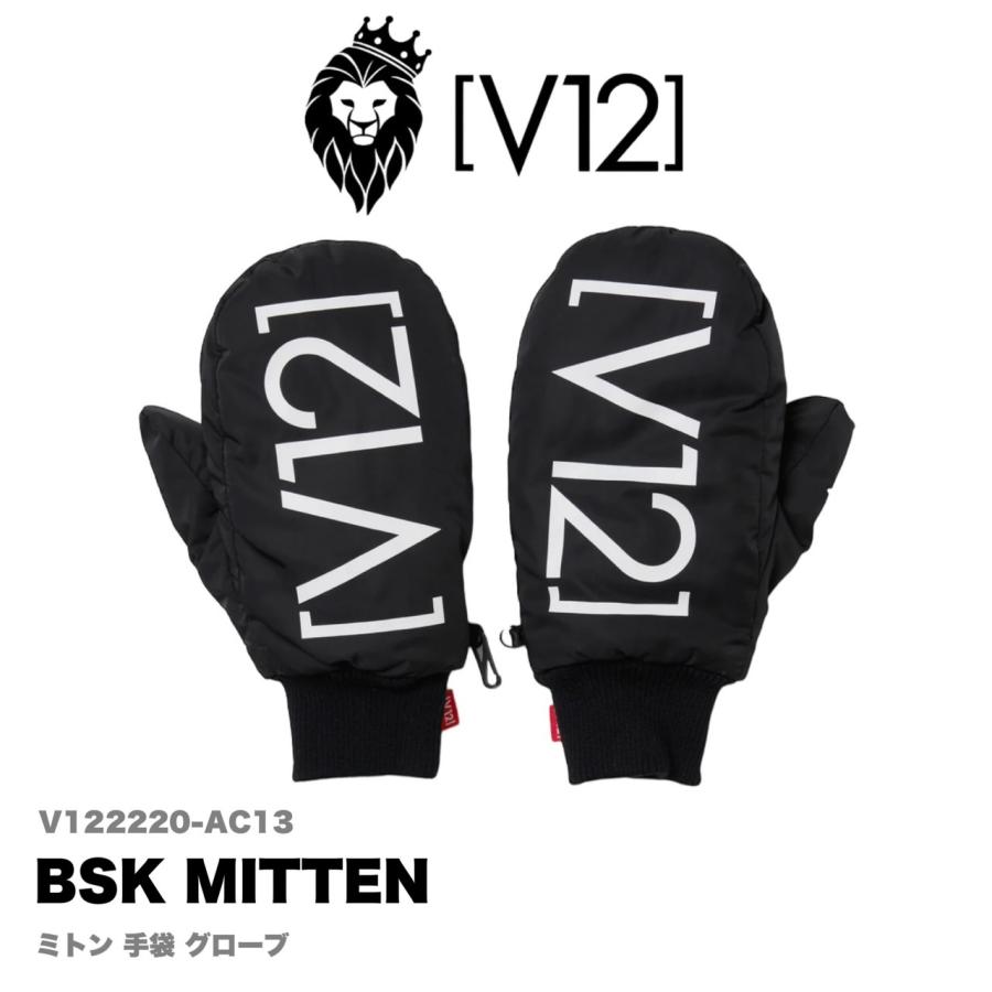 V12 ゴルフ ミトン グローブ 手袋 V122220-AC13 19 BSK MITTEN / 防寒