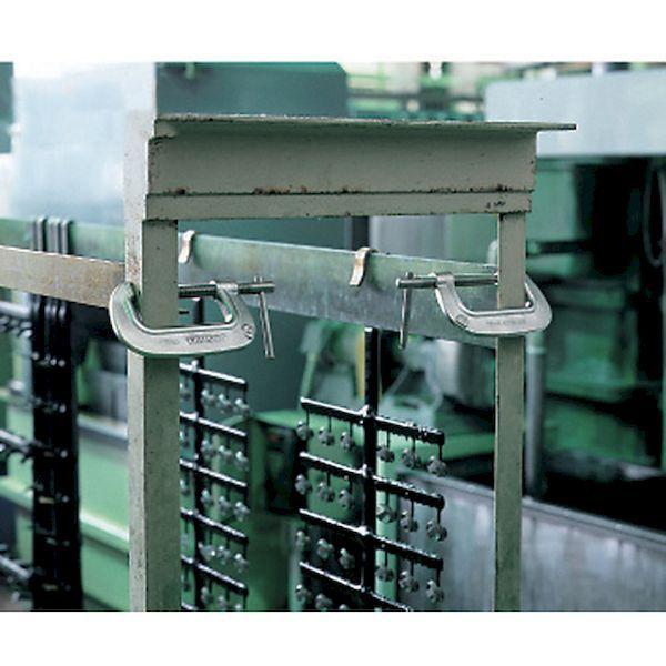 あすつく対応 「直送」 トラスコ TRUSCO TSC-100 ステンレスＢ型シャコ万力 １００ｍｍ TSC100 234-1271_1