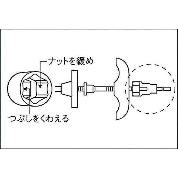 あすつく対応 「直送」 トラスコ TRUSCO TEFT-21 電動ドライバーソケット アイビー取付用 ２１ｍｍ TEFT21 253-0074｜edenki｜02