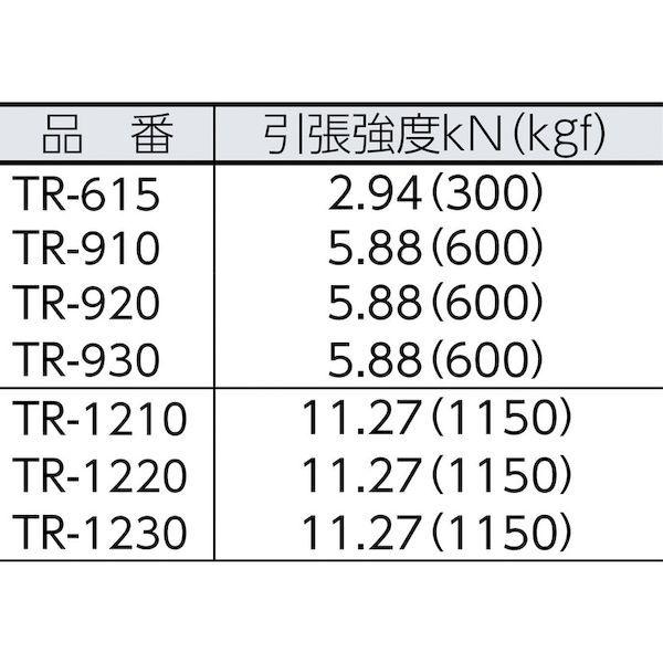 あすつく対応 「直送」 トラスコ TRUSCO TR-1230 ビニロントラックロープ ３つ打 線径１２ｍｍＸ長さ３０ｍ TR1230 126-4362｜edenki｜03