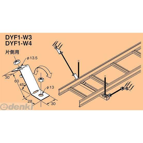 あさってつく対応 ネグロス電工 DYF1-W3 【20個入】ワールドダクター 振れ止め金具 チャンネル・サポート【RS1，2】用 DYF1W3｜edenki