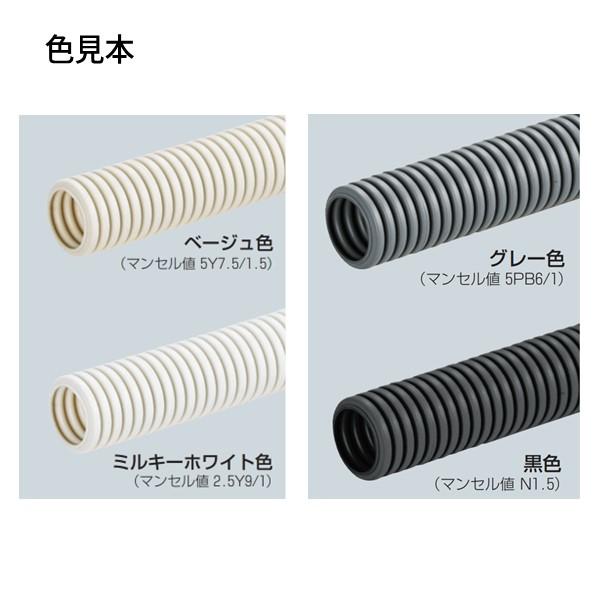 未来工業 MFS-16M ミラフレキSS ミルキーホワイト MFS16M : 測定