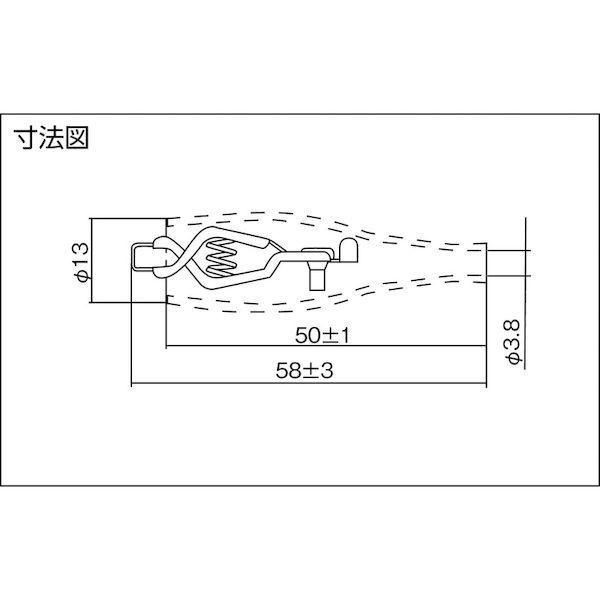 あすつく対応 「直送」 テイシン電機 テイシン C521SRB バッテリークリップ Ｃ−５２１Ｓ 定格２０Ａ 赤黒各１個入 417-3058｜edenki｜02