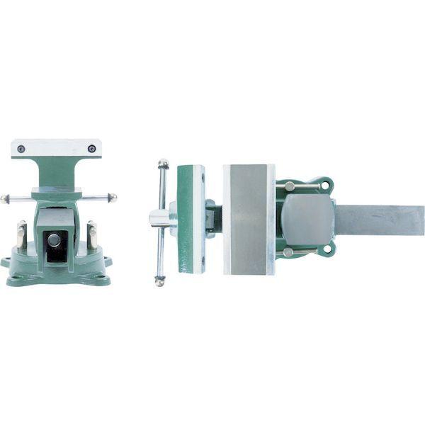 【個数：1個】 トラスコ中山 ＴＲＵＳＣＯ TDWV165 回転台付メカニックバイス ２ＷＡＹタイプ １６５ｍｍ 445-5541の画像