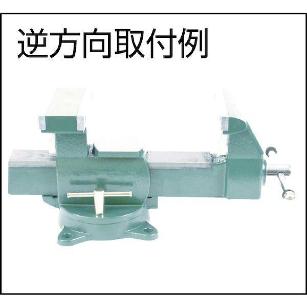 【個数：1個】 トラスコ中山 ＴＲＵＳＣＯ TDWV165 回転台付メカニックバイス ２ＷＡＹタイプ １６５ｍｍ 445-5541の画像