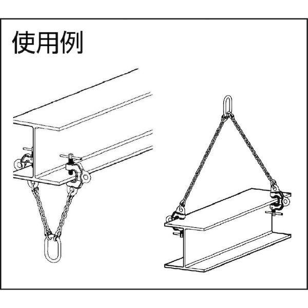 あすつく対応 「直送」 イーグル・クランプ SBB500125 ねじ式全方向クランプ ＳＢＢ−５００ｋｇ １−２５｜edenki｜08