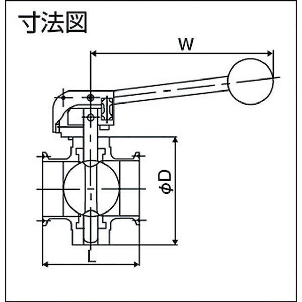 フジトク　ZCBSF2S　サニタリーバタフライバルブ