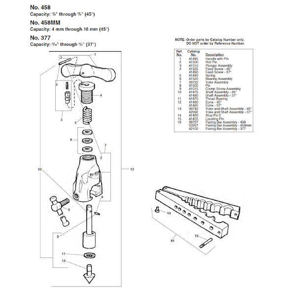 リジッド RIDGID 42102 バー アッセンブリー F/377