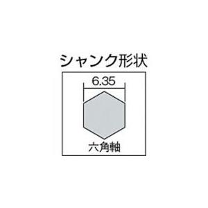 あすつく対応 「直送」 三京ダイヤモンド工業 VBH080 ＶＢダイヤドリル　六角軸　８ 361-2112｜edenki｜02