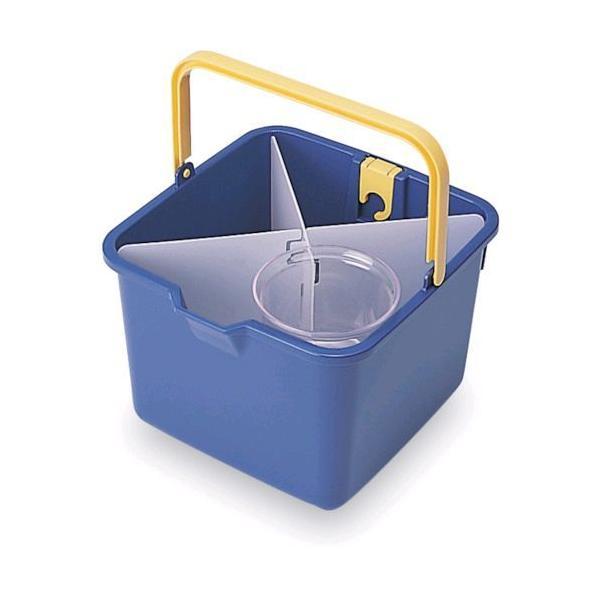 テラモト あすつく対応 「直送」 CE4470000 仕切り付きバケツ青 CE-447
