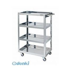 サカエ KR-200LSU4J 直送 代引不可・他メーカー同梱不可 車上渡し ステンレススーパーワゴン KR200LSU4J