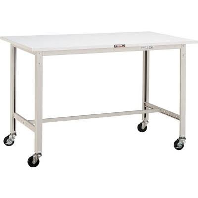【個人宅配送不可】ＴＲＵＳＣＯ RAE1500C75W 直送 代引不可・他メーカー同梱不可 ＲＡＥ型作業台　１５００Ｘ７５０　７５φキャスター付　Ｗ色