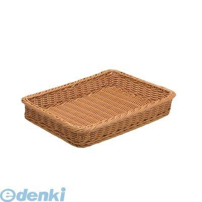 ［WKG3401］ 樹脂製太渕ディスプレイかご 茶 特大 ９１−０２２Ａ 4992135141184 萬洋