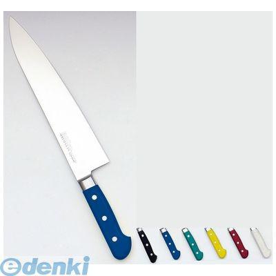 AZT7007 堺實光　ＳＴＤ抗菌ＰＣ　牛刀（両刃） ２１cm　黒　５１５０５ 4974158515050