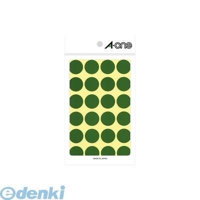 あさってつく対応 A-one エーワン 07043 カラーラベル 丸型 ２０ｍｍφ 緑【１Ｐ１４シート（３３６片）】 丸型20mm径 スリーエム｜edenki