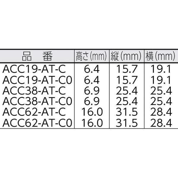 買い最安 パンドウイットコーポレーション日本支社 ACC62ATC0 固定具 コードクリップ アクリル系粘着テープ付 耐候性黒