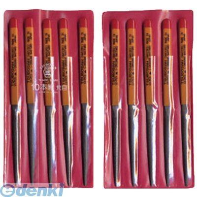 ツボサン DE01001 組ヤスリ 10本組 楕円 荒目