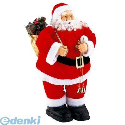 DISA6932直送 代引不可・他メーカー同梱不可 80cmスタンディングベルベットサンタ