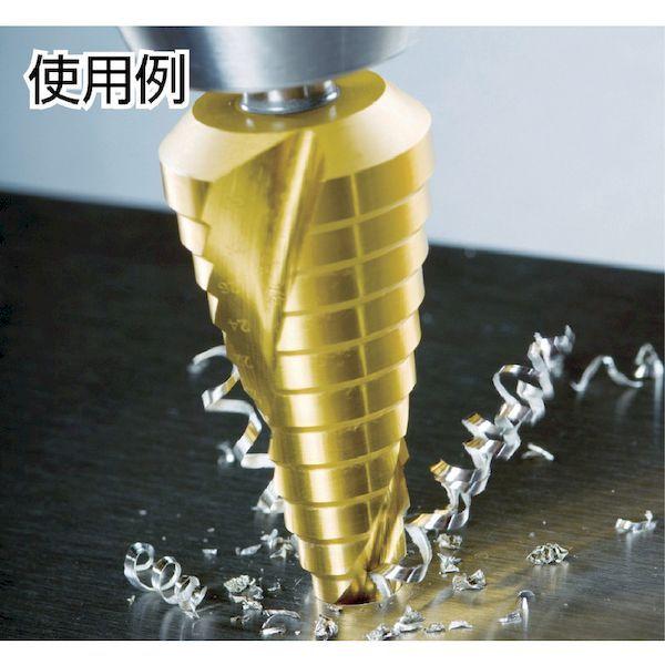 あすつく対応 「直送」 ＡＬＰＥＮ社 72800729 ２枚刃スパイラルステップドリル ３７ｍｍ チタン アルペンメイケスタッグ 57 2枚刃スパイラルステップド_2
