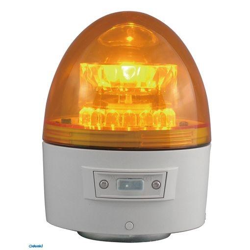 【個数：1個】日恵  VL11B-003AY/RD 直送　代引不可・他メーカー同梱不可 無線式・電池式LED回転灯 ニコカプセルΦ118 黄