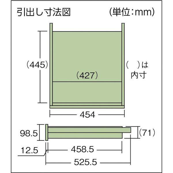 【個人宅配送不可】直送 代引不可 トラスコ TRUSCO GWR-1890F2YG ＧＷＲ型作業台 １８００Ｘ９００ＸＨ７４０ ２段引出付 ヤンググリーン色