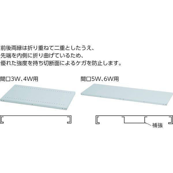 【個人宅配送不可】トラスコ TRUSCO TLA74L-15 直送　代引不可・他メーカー同梱不可 軽量１５０型中棚ボルトレス棚 Ｗ１２００ＸＤ６００ＸＨ２１００ ５段_4