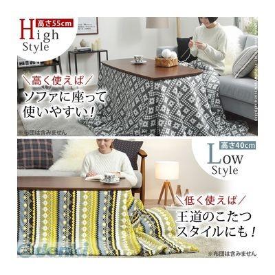 【個数：1個】I-3301824  直送 代引不可・他メーカー同梱不可 フラットヒーター ソファこたつ 〔ブエノ〕 105x55cmの画像