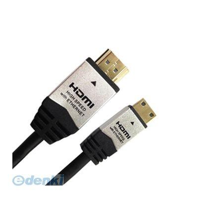 【個数：1個】直送　代引不可・同梱不可　HDM20-015MNS HORIC HDMI MINIケーブル 2m シルバー｜edenki