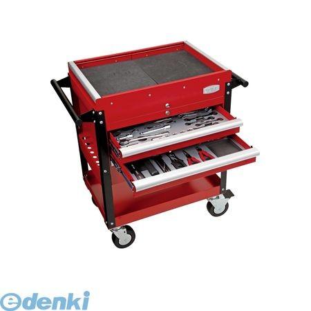 【個人宅配送不可】前田金属工業 TONE  TCA470 直送 代引不可・他メーカー同梱不可 ツールキャビンセット トネ オートメカニック用 レッド 56pcs 3段