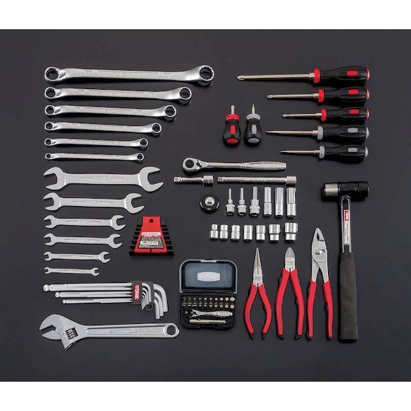 前田金属工業 TONE TSAT330BK 整備用工具セット ツールセット ブラック仕様 間口４３３×奥行２２０×高さ２４０ｍｍ トネ ブラック仕様_3