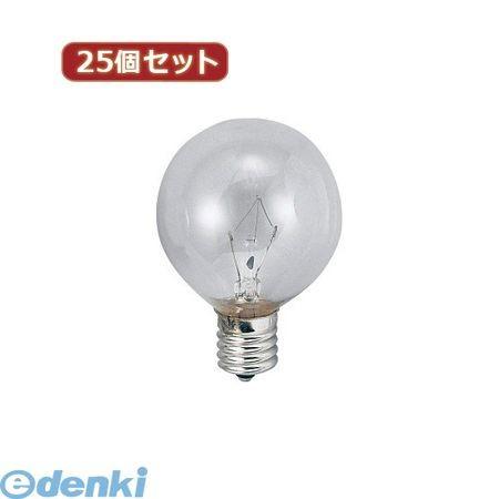 【個数：1個】G602610CX25 直送　代引不可・同梱不可 YAZAWA 【25個セット】 ベビーボール球10WクリアE26