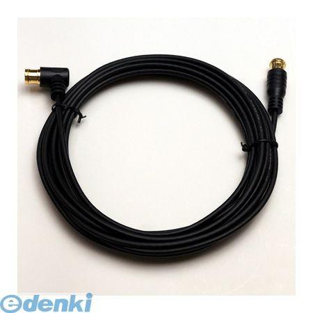 HAT50-110LPBKX10  直送 代引不可・同梱不可 【10個セット】 HORIC 極細アンテナケーブル 5m ブラック 両側F型差込式コネクの画像