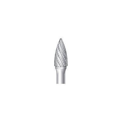 あすつく対応 「直送」 ナカニシ 21536 チタンコート超硬カッター 砲弾 ダブルカット 刃径９．５ｍｍ 刃長２０．０ｍｍ 21536