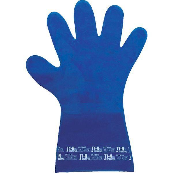 ＤＡＩＬＯＶＥ  DT1-N-L  化学防護手袋 化学防護手袋 ダイローブＴ１−Ｎ Ｌ ５双入り DT1NL｜edenki｜02