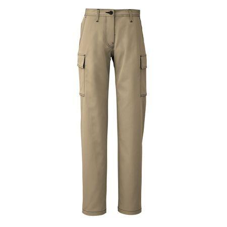 4930269022931 SMART WORK WEAR SW104 レデイースギアカーゴパンツ 色：マツドブラン サイズ：L