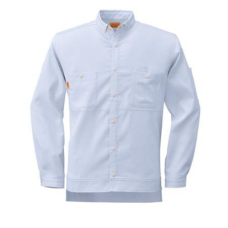 4930269026717 SMART WORK WEAR SW505 メンズ／レデイース2WAYシヤツ 色：パウダーブルー サイズ：LL