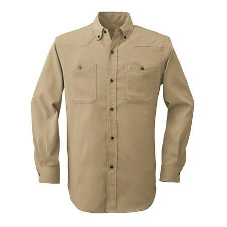 4930269027202 SMART WORK WEAR SW515 メンズ／レデイースウエスタンシヤツ 色：ライトブラン サイズ：M