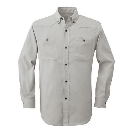 4930269027295 SMART WORK WEAR SW515 メンズ／レデイースウエスタンシヤツ 色：パールグレー サイズ：M