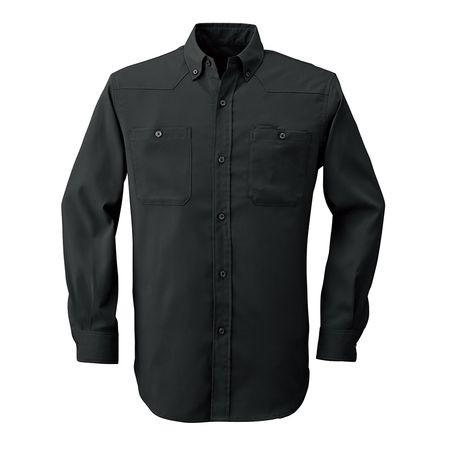 4930269029848 SMART WORK WEAR SW515 メンズ／レデイースウエスタンシヤツ 色：ブラツク サイズ：L