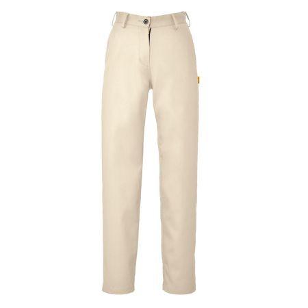 4930269156957 SMART WORK WEAR SW112 レデイーステーパードチノパンツ 色：ベージユ サイズ：13