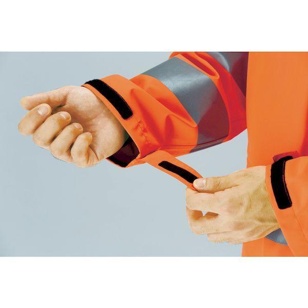 ミドリ安全　RAINVERDE-N-UE-OR-3L　雨衣　蛍光オレンジ　上衣　レインベルデＮ　高視認仕様　３Ｌ　RAINVERDENUEOR3L