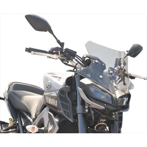 旭精器 AF-ASAHI  MT-09 メーターバイザー ブラウンスモーク MT09