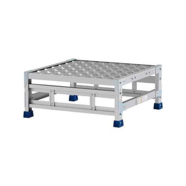 【個人宅配送不可】アルインコ ALINCO  CMT-126WS 直送 代引不可 ステンレス金具仕様作業台【天板縞板タイプ】 1段 CMT 天板高さ 250mm 受注生産品 CMT126WS