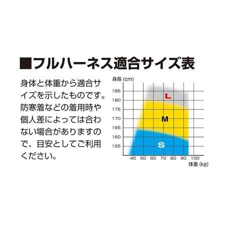 あすつく対応 「直送」 TJMデザイン タジマ AGSSBK ハーネスＧＳ 黒 Ｓサイズ AGSS-BK Tajima スチール製バックル 墜落制止用器具｜edenki｜06