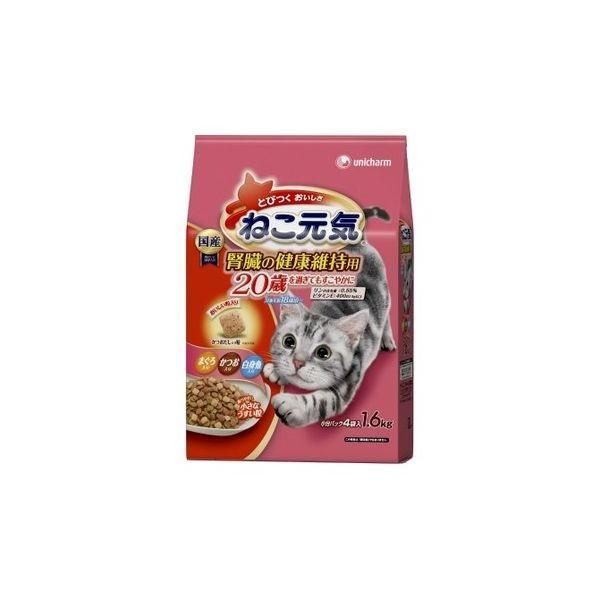 4520699691502 【6個入】ねこ元気20歳まぐろ白身かつお1．6kg【キャンセル不可】 腎臓の健康維持用
