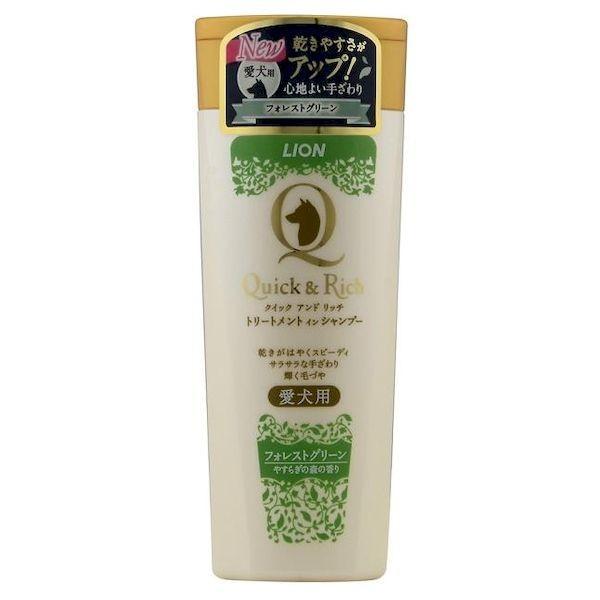 4903351098060 【24個入】クイック＆リッチ トリートメントインシャンプー フォレストグリーン 愛犬用【キャンセル不可】