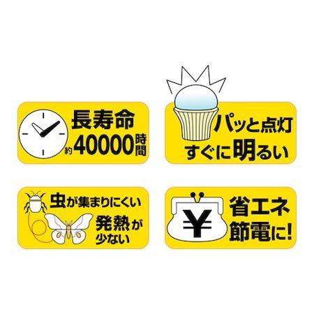 ムサシ Musashi ライテックス Lb 6n Led電球6w 昼白色 Ed 測定器 工具のイーデンキ 通販 Yahoo ショッピング