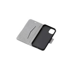 エレコム ELECOM PM-A19CPLFUCB iPhone11 ケース カバー 手帳 フラップ マグネット カード 収納 スタンド 薄型 スリム ブラック PMA19CPLFUCB｜edenki｜02