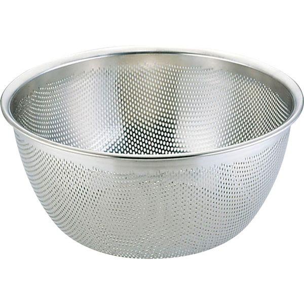 4520785098888 三宝産業 UK 18−8 HACCP対応パンチング深型ざる 27．5cm