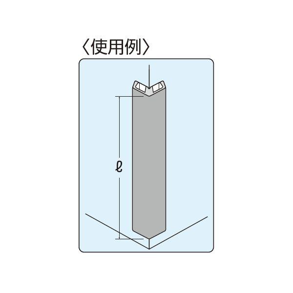 【個人宅配送不可】【個数：1個】信栄物産 CHG-A10 直送 代引不可 コーナーガード 衝撃保護材 90×90 L＝1000 アイボリ CHGA10の画像